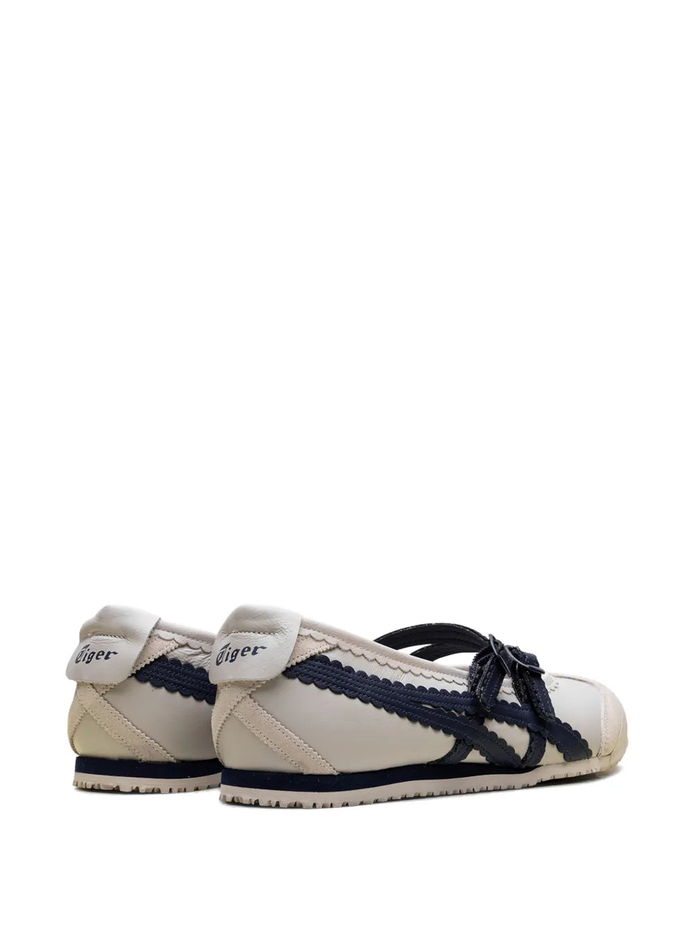 Onitsuka Tiger Mexico 66 buckled scallop sneakers