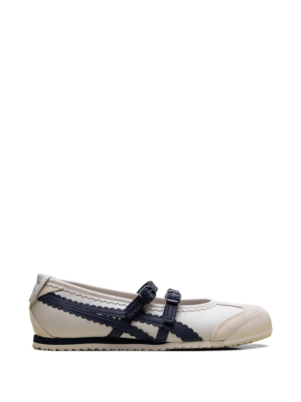Onitsuka Tiger Mexico 66 buckled scallop sneakers