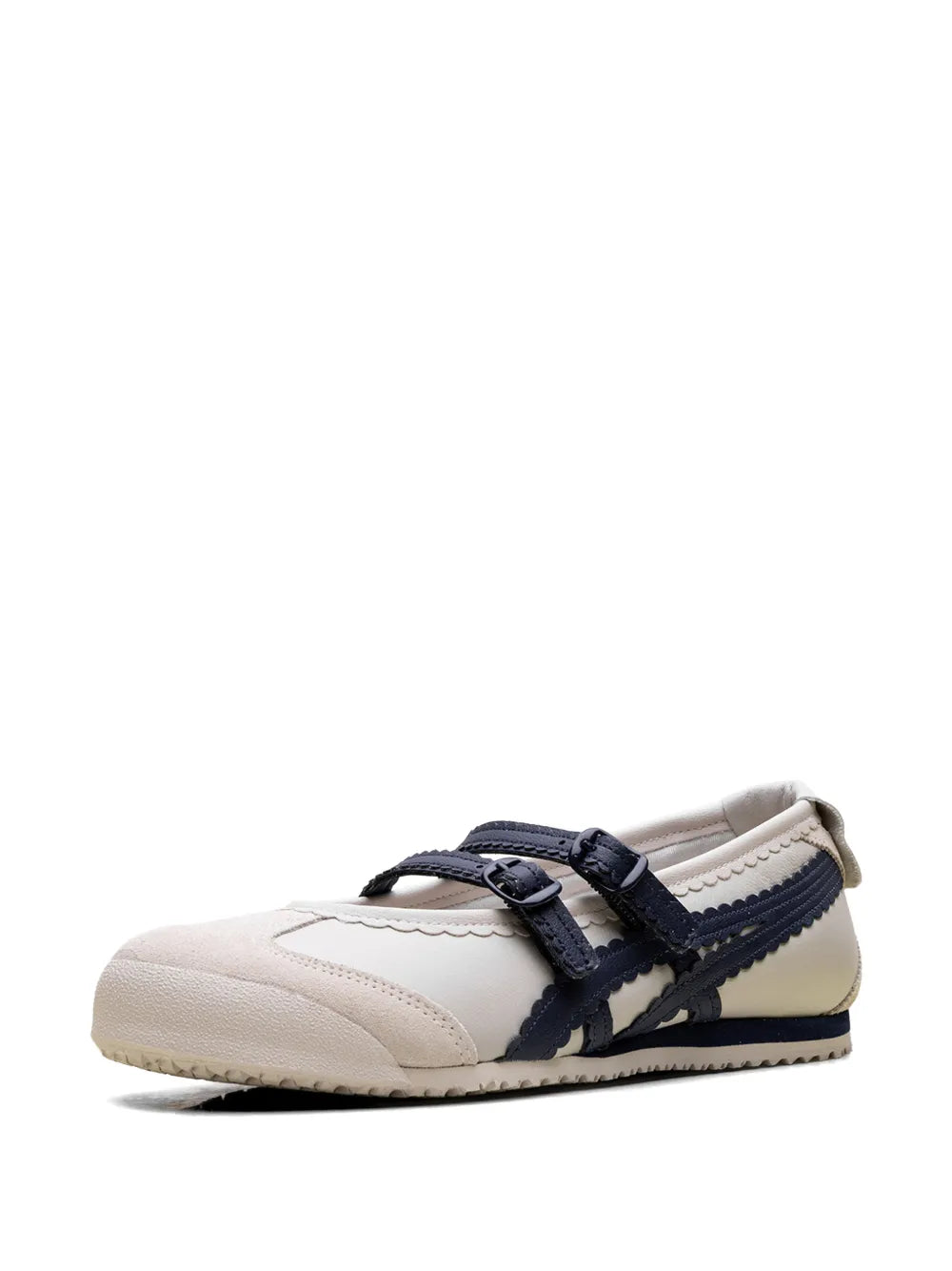 Onitsuka Tiger Mexico 66 buckled scallop sneakers